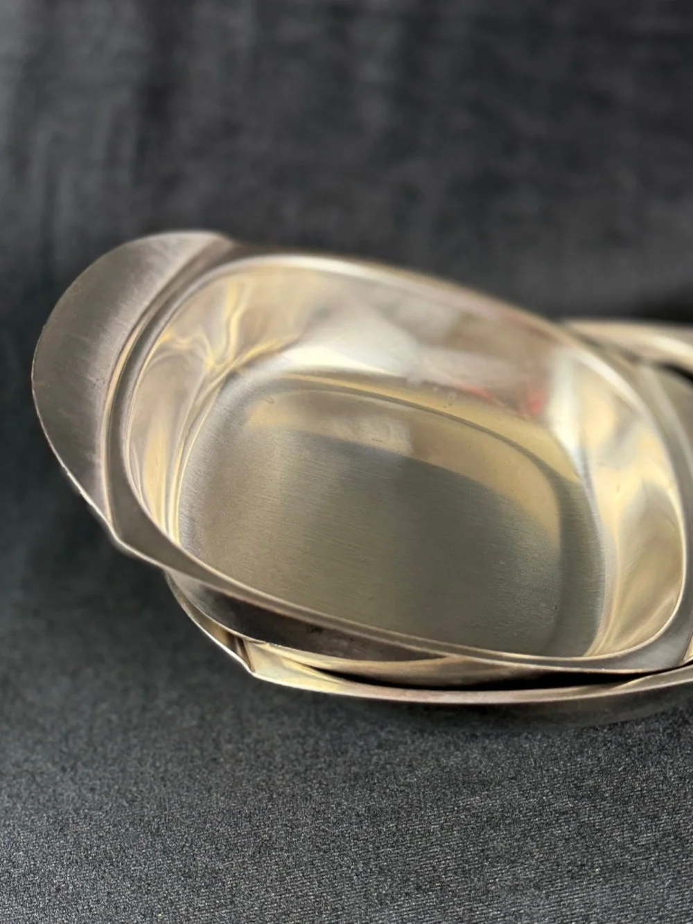 2 Vintage Cultura Sweden 18 8 Stainless Steel Dishes Bowls Meal Prep Dishwasher